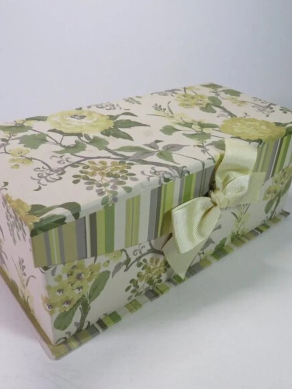 (4) Decorative Storage Gift Boxes Bundle Waverly Floral & Tina Higgins Altered